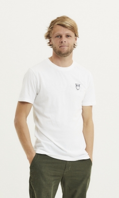 ALDER owl chest tee - bright white